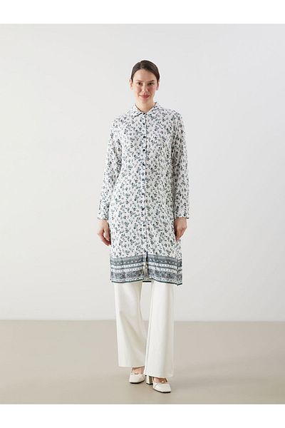LC Waikiki New Season Patterned Women's Shirt Tunic - S5Ip24Z8