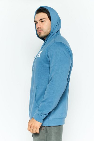 Hurley Men Sportswear Fit Long Sleeve Outdoor Sweatshirt, Sage Blue