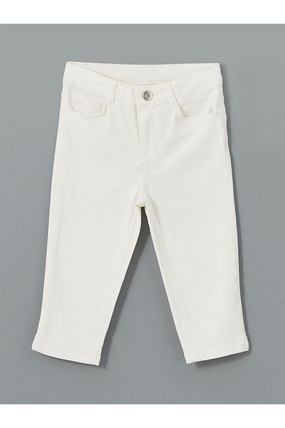 LC Waikiki Lcw Girls' Capri with Adjustable Waist Elastic