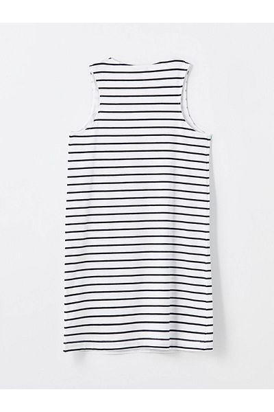 LC Waikiki Rochie de damă cu dungi cu gât crew de sezon nou - S4L205Z8