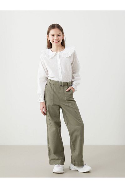 LC Waikiki Lcw Elastic Waist Girl's Cargo Pants