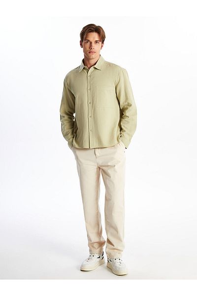 LC Waikiki New Season Comfortable Fit Gabardine Men's Trousers - S4Mt95Z8