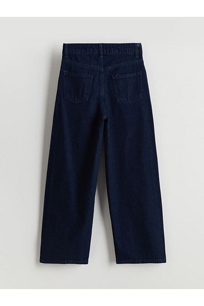 LC Waikiki Pantaloni de jeans pentru fete Lcw cu talie elastică reglabilă