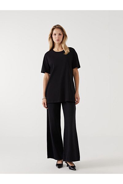 LC Waikiki Tricou de damă cu decolteu rotund de sezon nou - S5J593Z8