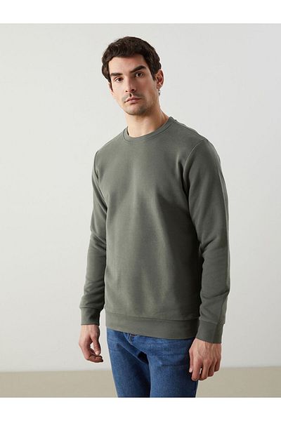 LC Waikiki Ανδρικό φούτερ με μακρυμάνικο λαιμόκοψη LCWAIKIKI Basic