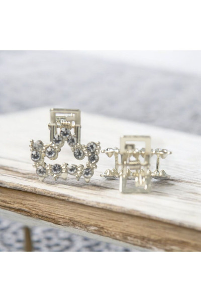 COLLECTİON Gold Pırlantalarla Bezeli Toka , Kıskaçlı Toka