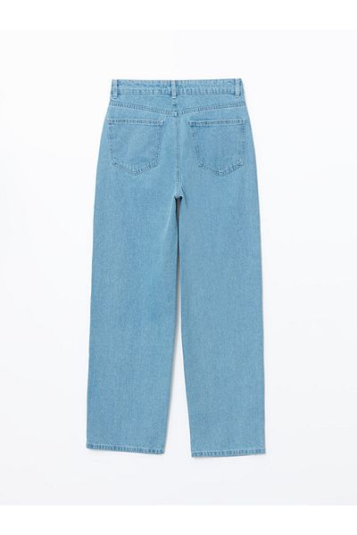 LC Waikiki Pantaloni de damă în jean Wideleg