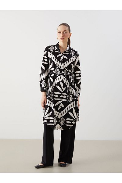 LC Waikiki New Season Patterned Women's Shirt Tunic - S5Gc59Z8