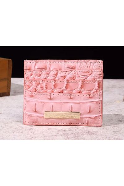 Dgt Luxury Suport card crocodil din piele vegană
