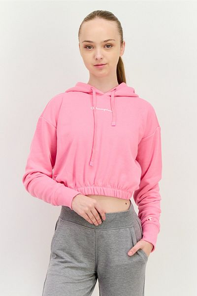 Champion Women Custom Fit Long Sleeves Outdoor Sweatshirt, Pink
