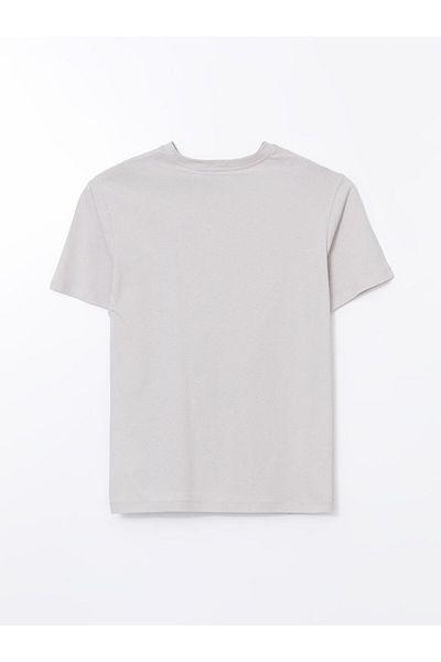 LC Waikiki Crew Neck Short Sleeve Printed Combed Cotton Men's T-Shirt