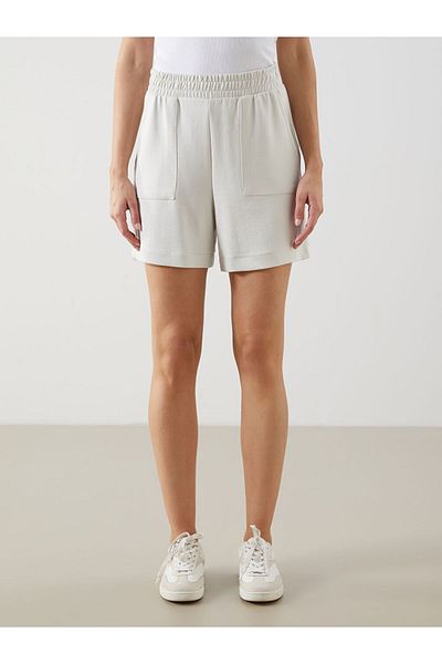 LC Waikiki Pantaloni scurți de damă cu talie elastică