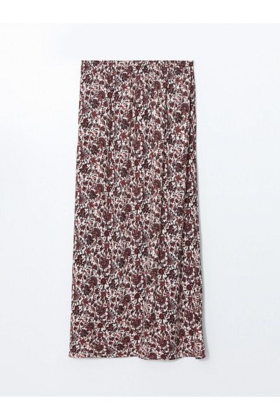 LC Waikiki LCW Patterned Women's Skirt with Elastic Waist