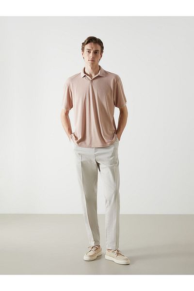 LC Waikiki Νέα σεζόν Polo Collar Κοντό μανίκι Ανδρικό Tisort - S5JJ54Z8