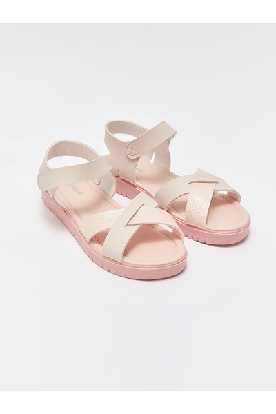 LC Waikiki New Season Leather Look Girls Sandals - S44872Z4