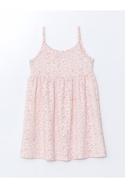 LC Waikiki New Season Square Collar Floral Girl's Dress - S5Iv75Z4