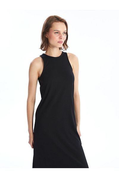 LC Waikiki LCW Women's Crew Neck Straight Dress