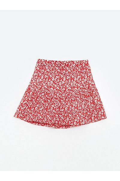 LC Waikiki New Season Elastic Waist Floral Girls' Short Skirt - S5Iy15Z4
