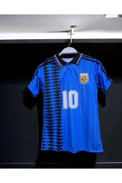 Legent Lady Lionel Messi Argentina National Team Football Jersey 5896