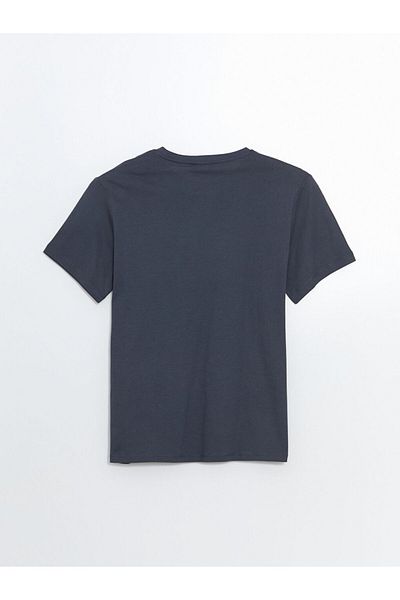 LC Waikiki Crew Neck Short Sleeve Printed Combed Cotton Men's T-Shirt
