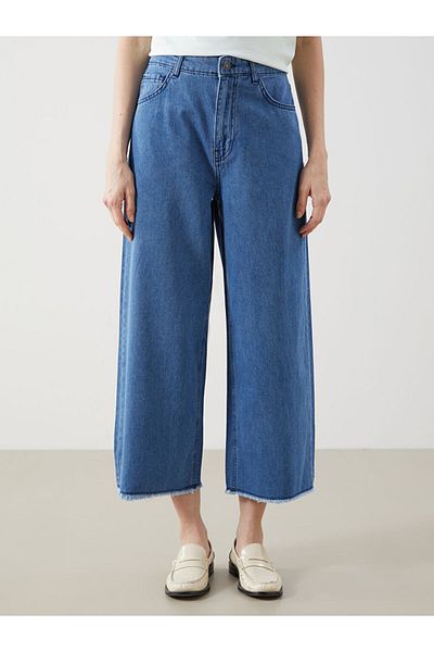 LC Waikiki New Season Wideleg Women's Jean Trousers - S5G390Z8