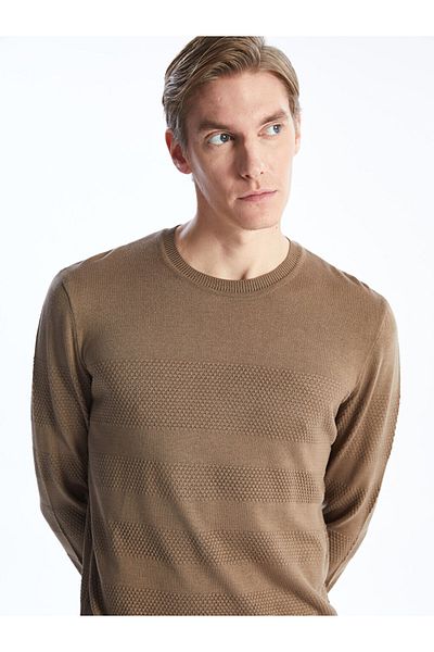 LC Waikiki Lcw Crew Neck Men's Knitwear Sweater Fast Fashion