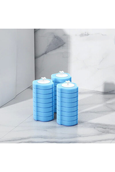 Choice 24 عبوة قابلة لإعادة التعبئة لتنظيف فرشاة المرحاض بمقبض طويل وفرشاة تن...