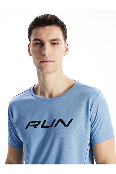 LC Waikiki RMZ GİYİM FARKIYA تي شيرت رياضي للرجال بأكمام قصيرة وياقة روبا