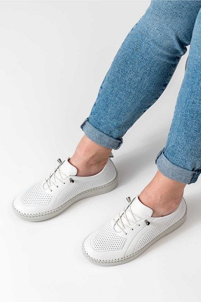 D&M DANİ&MARCA Women's Inner-Outside Genuine Leather Shoes, Women's Daily Shoes, Women's Ultra Light Comfortable Shoes