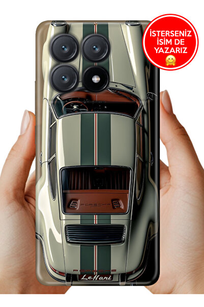 POCO Xiaomi Poco X6 Pro Kılıf Lens Korumalı Full Desen Arka Silikon Klasik Araba