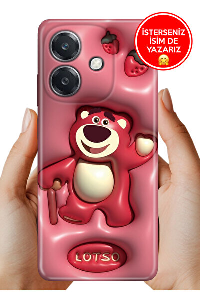 OPPO A3 4g Oppo uyumlu Kılıf Desenli Baskılı Kamera Korumalı Silikon Lotso