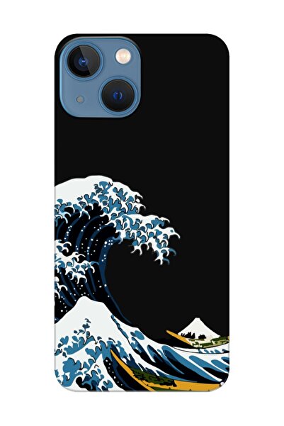 frondcase حافظة لهاتف آيفون 13 ميني كاناجاوا باللون الأسود