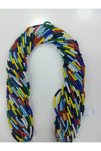 Ralp Moda Afghan Bead for Minimalist Designs 3 Strings Is 30-32 cm 1 Bead Length Is 1.5 mm and Width Is 2 Mm.