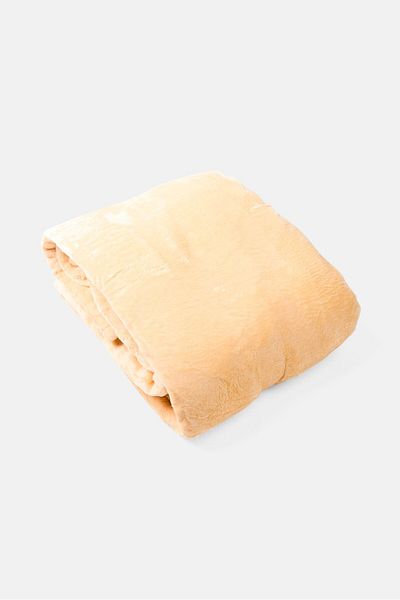 BEBEHOME Solid Fleece Blanket 150 X 200 Cm, Gold