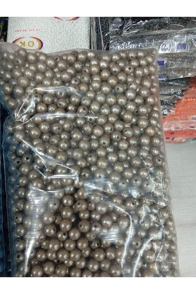 Ralp Moda 500 جرام - 10 مم خرز لؤلؤ ملون، خرز لؤلؤ بلاستيكي، (بين 800-850 قطعة)