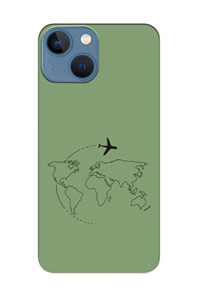 frondcase حافظة هاتف آيفون 13 ميني هارت آيرون باللون الأخضر