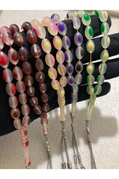 Newa Jewellry Colorful Cat Eye Combination 5-Piece Rosary Set