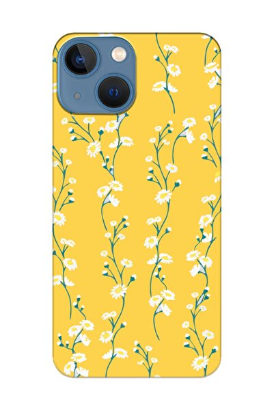 frondcase iPhone 13 Papatya Sarmaşığı Sarı Telefon Kılıfı