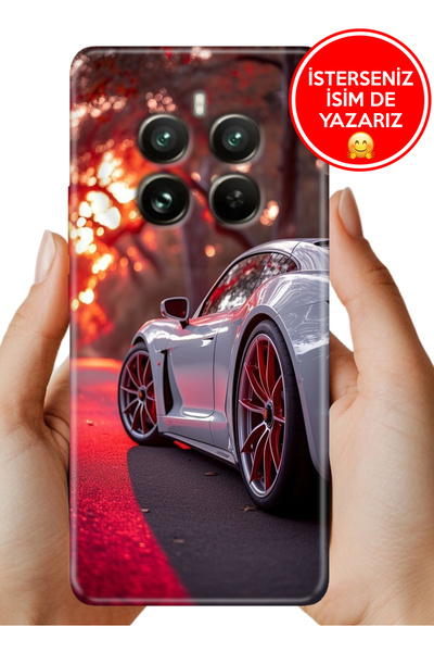 realme 12 Pro (RMX3842) Kılıf Rubber Esnek Silikon Tam Koruma Spor Araba