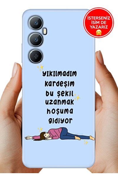 realme C65 Kılıf Desenli Baskılı Lens Korumalı Silikon Yıkılmadımmm