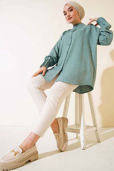 İKLİM LİFE SLEEVE RIBBED TUNIC
