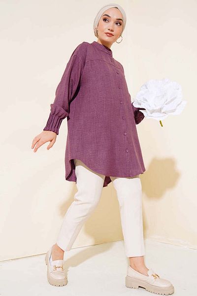 İKLİM LİFE SLEEVE RIBBED TUNIC