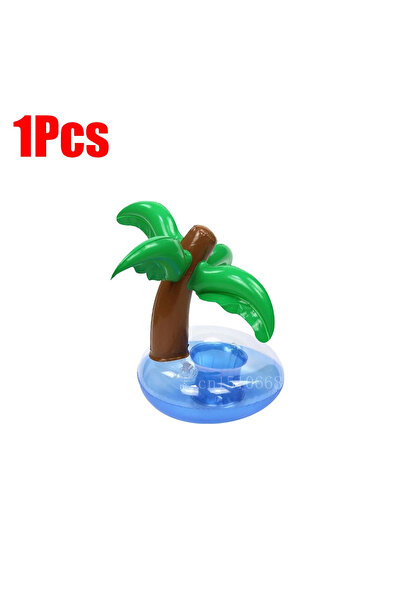 MOJOYCE 1 قطعة من 1 إلى 5 قطع من أكواب المشروبات العائمة القابلة للنفخ على شك...