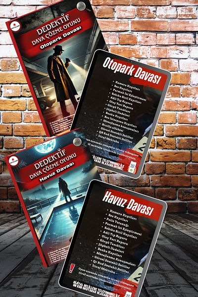 GameBulance Detective Game Top Pack - Solving Murders - Case Solving Game - Who Is the Killer Finding Game