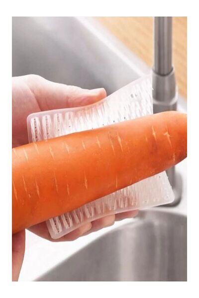 Özasya AVM Çok Amaçlı Sebze ve Meyve Temizleme Patates Soyma Fırçası