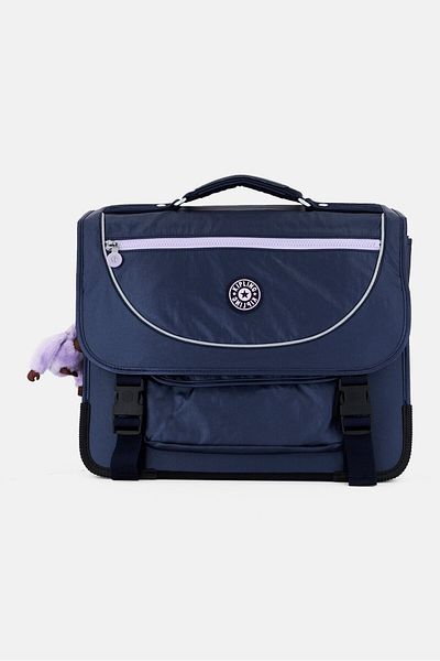 Kipling Women Brand Logo Backpack 41 L x 35 H x 14 W cm, Navy