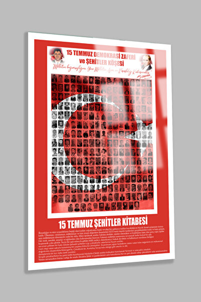 TAULART 15 TEMBUZ HEROJI KNJIGA NELOMILO LUKSUZNO STAKLENI STOL PO MERA ZA ŠK...