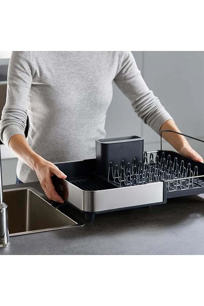 Joseph Joseph Joseph Joseph Extend Steel Dish Rack, Grey