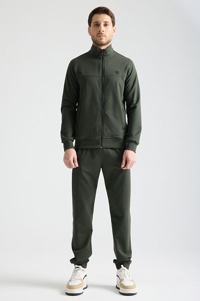 Shooter Sportswear Σετ ανδρικής φόρμας Luxe Άνετη εφαρμογή με μανσέτες μίνιμαλ λογότυπο