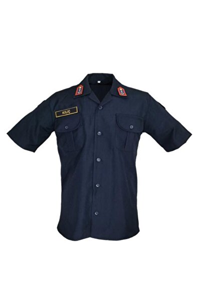TRENDAY TEKSTİL JANDARMA KISA KOL GÖMLEK